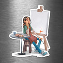 "Uninspired Artist" (Hopeful Hopelessness Series) - Vinyl Sticker - Dan Pearce Sticker Shop