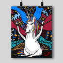 "Where the Magic Went" Unicorn Bondage Art Print - Dan Pearce Sticker Shop