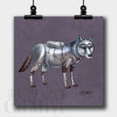 Wolf Robot Fine Art Print - Dan Pearce Sticker Shop