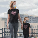 Womens Official “LOVE” Black PREMIUM Casual Tee (Pink Version) - Dan Pearce Sticker Shop