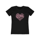 Womens Official “LOVE” Black T-Shirt (Pink Version) - Dan Pearce Sticker Shop
