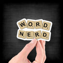 WORD NERD - Vinyl Sticker - Dan Pearce Sticker Shop
