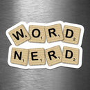 WORD NERD - Vinyl Sticker - Dan Pearce Sticker Shop
