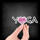Yoga LOVE - Vinyl Sticker - Dan Pearce Sticker Shop