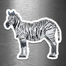 Zebra Robot - Vinyl Sticker - Dan Pearce Sticker Shop